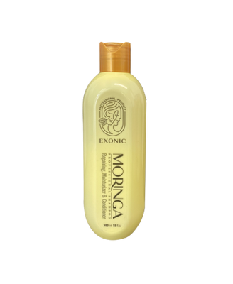 شامپو روغن مورینگا Exonic حجم ۳۰۰ میل | ترمیم و تقویت موهای آسیبدیده و خشک