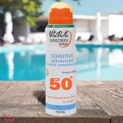 ☀️ ضدآفتاب اسپری ویتابلا SPF50 ایتالیا | محافظت قدرتمند و فوری