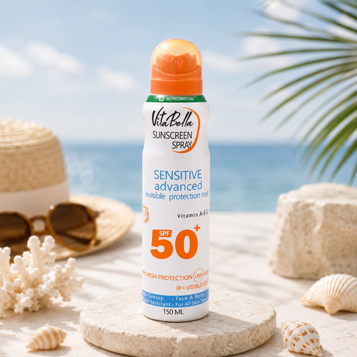 ☀️ ضدآفتاب اسپری ویتابلا SPF50 ایتالیا | محافظت قدرتمند و فوری