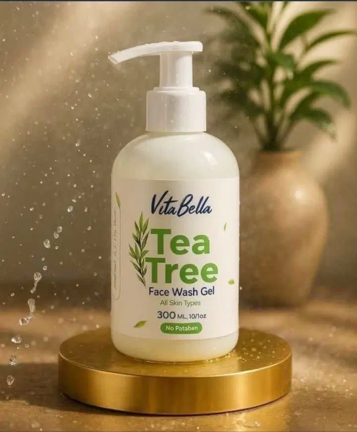 ژل شستشوی صورت ویتابلا VITABELLA 300 میل | پاک‌کننده قوی آرایش و آلودگی پوست